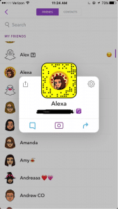 2nd screenshot showing protection features in Snapchat